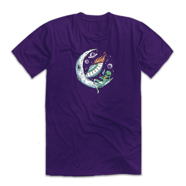 Тениска с цветен принт ALIEN HOLIDAYS Тениска с цветен принт ALIEN HOLIDAYS